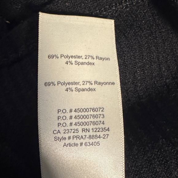 Aritzia Wilfred Free Charcoal black Knit dress Go To LBD ribbed bodycon stretch - Picture 7 of 10